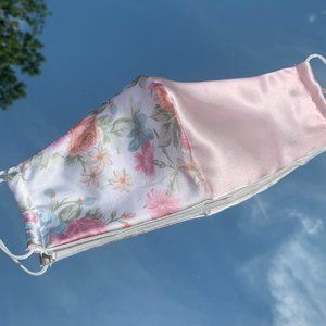 Christian Dior Floral Satin Face Mask Washable